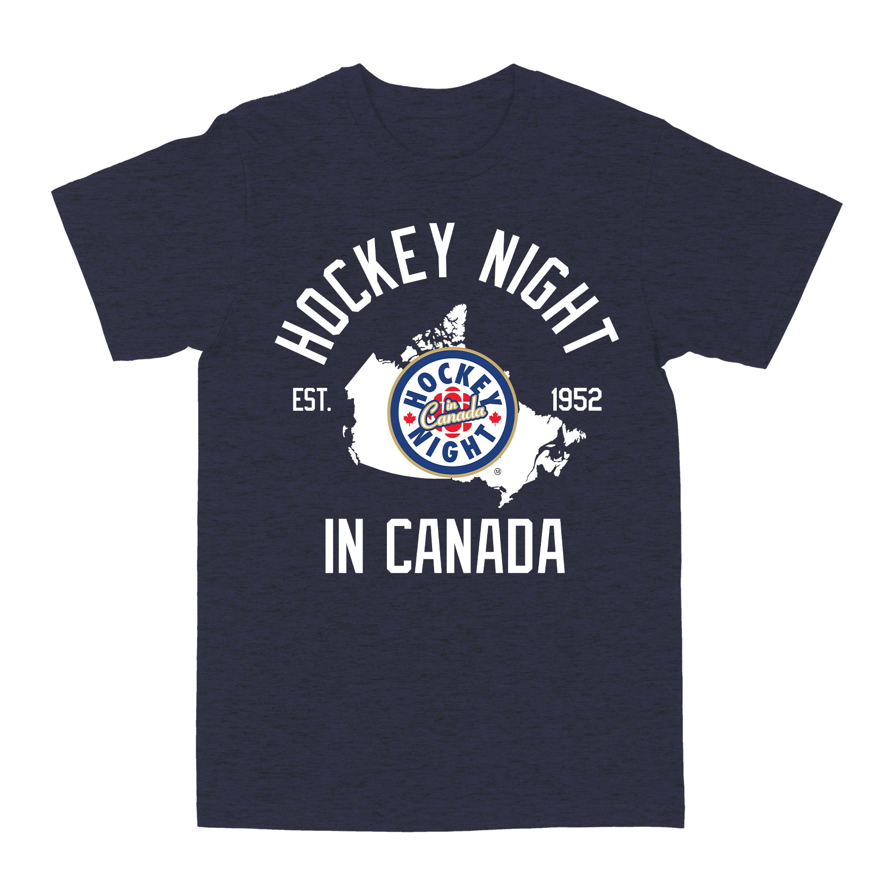 Hockey Night In Canada Map T-shirt